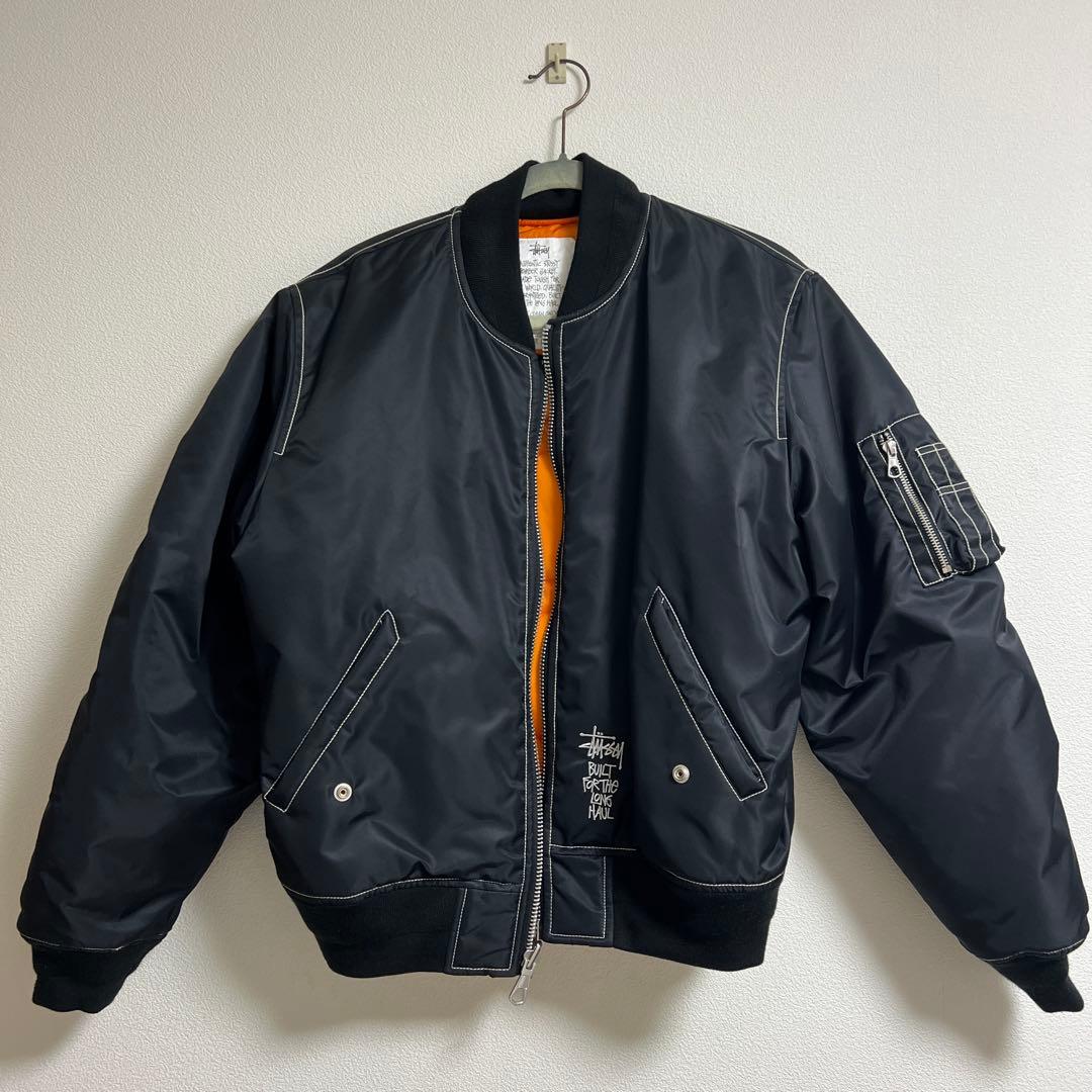 ジャケット・アウター stussy BUILT REVERSIBLE BOMBER JACKET