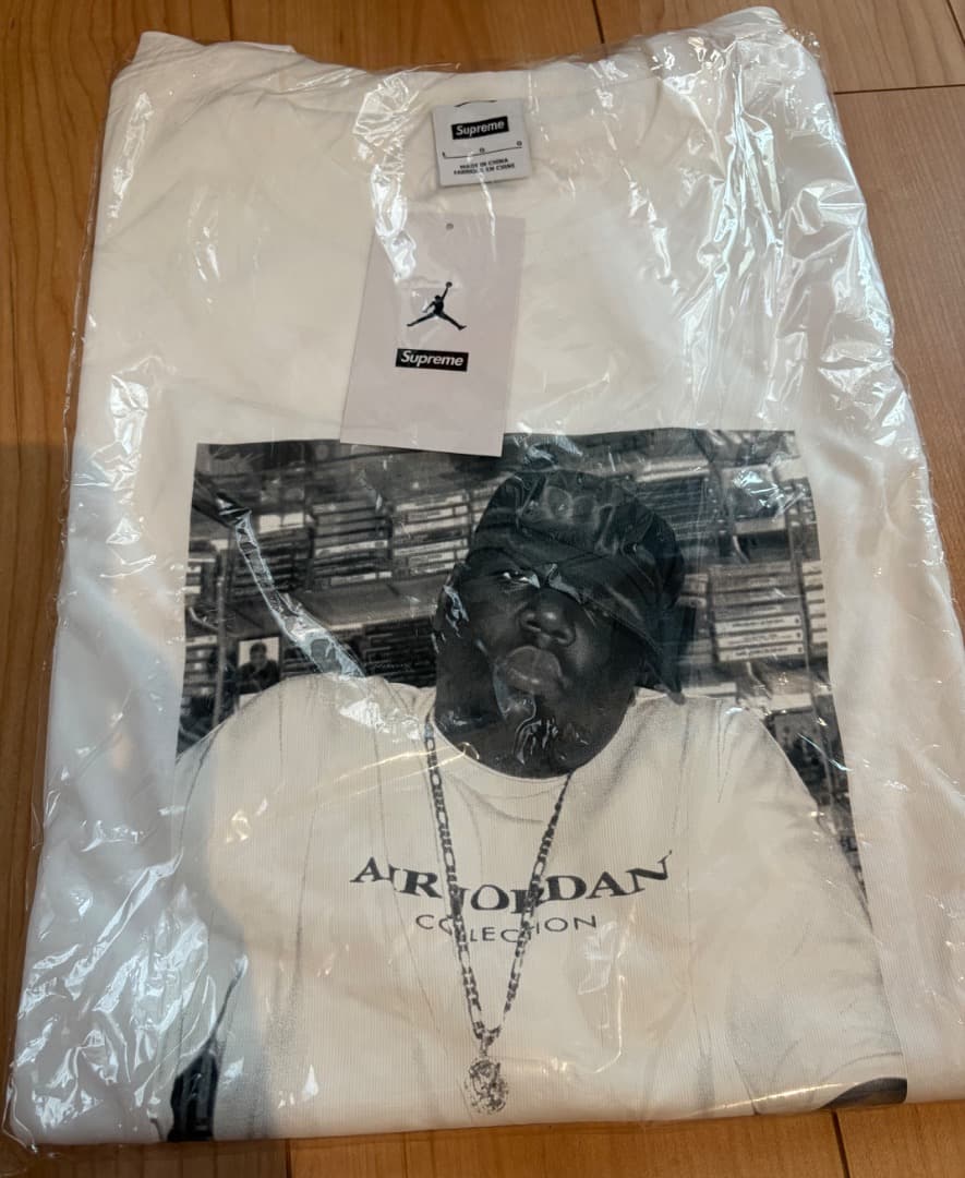 新品未使用Supreme x Jordan Biggie S/S Top 白 L