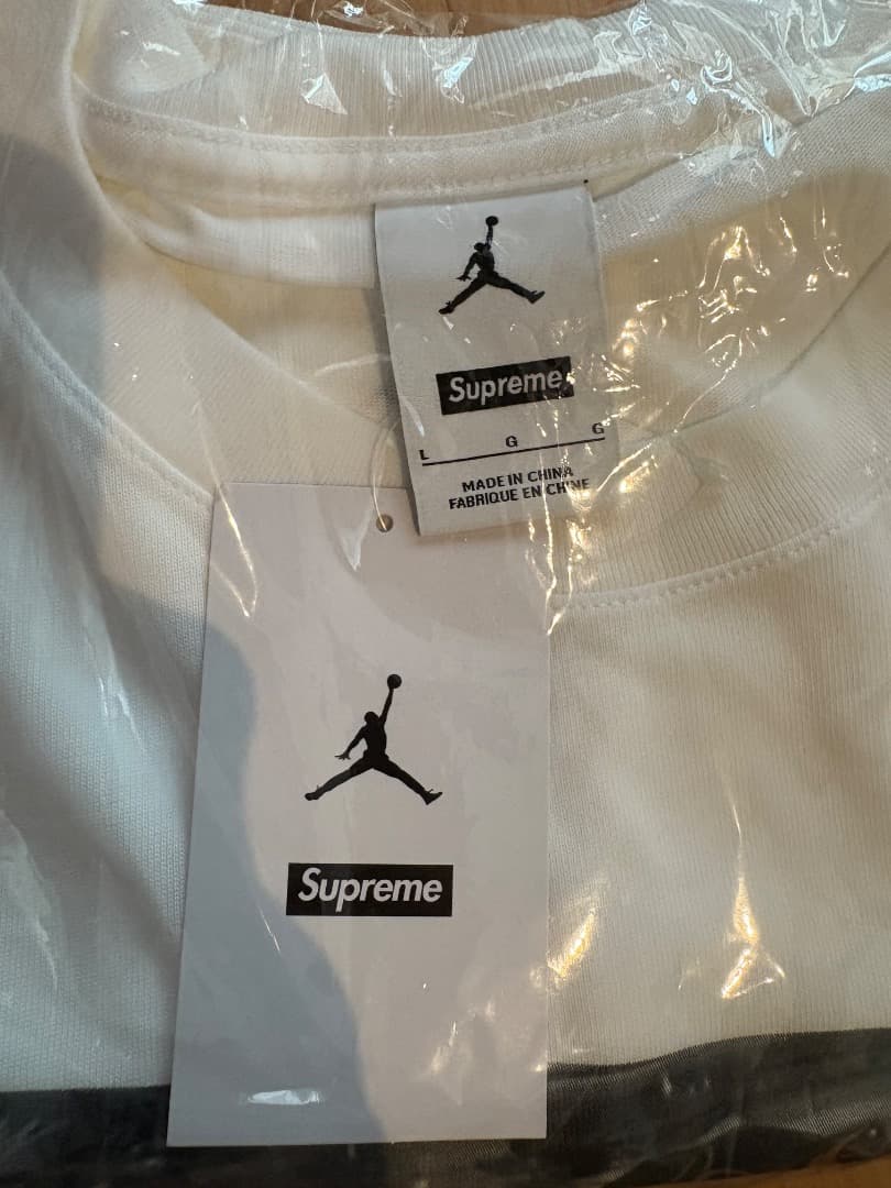 新品未使用Supreme x Jordan Biggie S/S Top 白 L