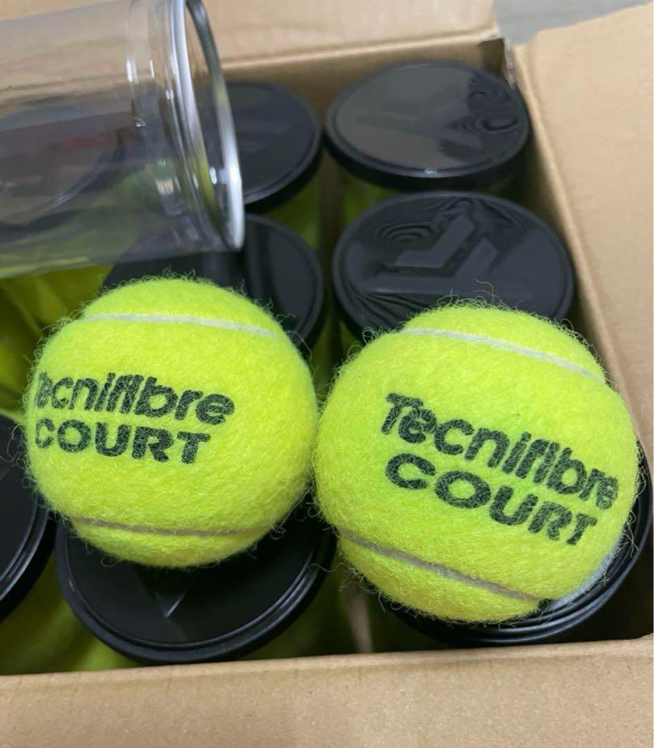 【中古美やすくん品】Tecnifibre COURT テニスボール200球