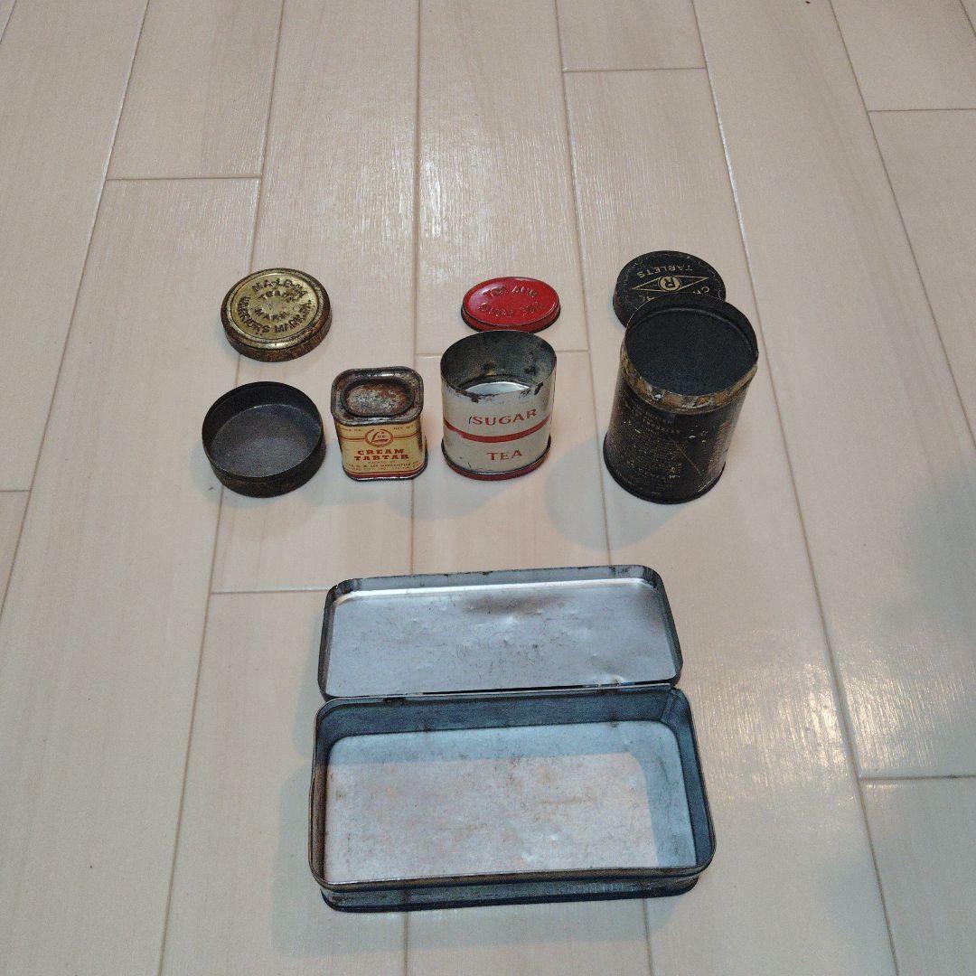 2*s様 アンティーク缶 5個セット ヴィンテージ