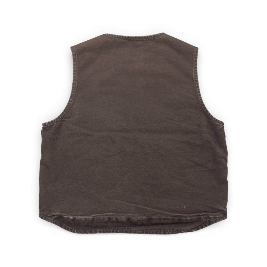 古着 Carhartt カーハート ダックベスト 裏地ボア tch724