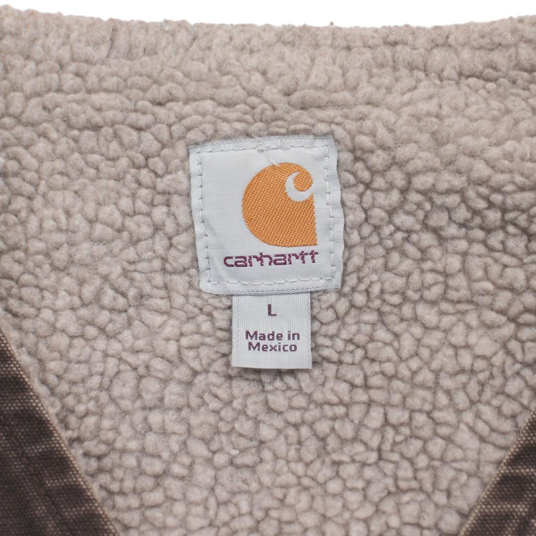 古着 Carhartt カーハート ダックベスト 裏地ボア tch724