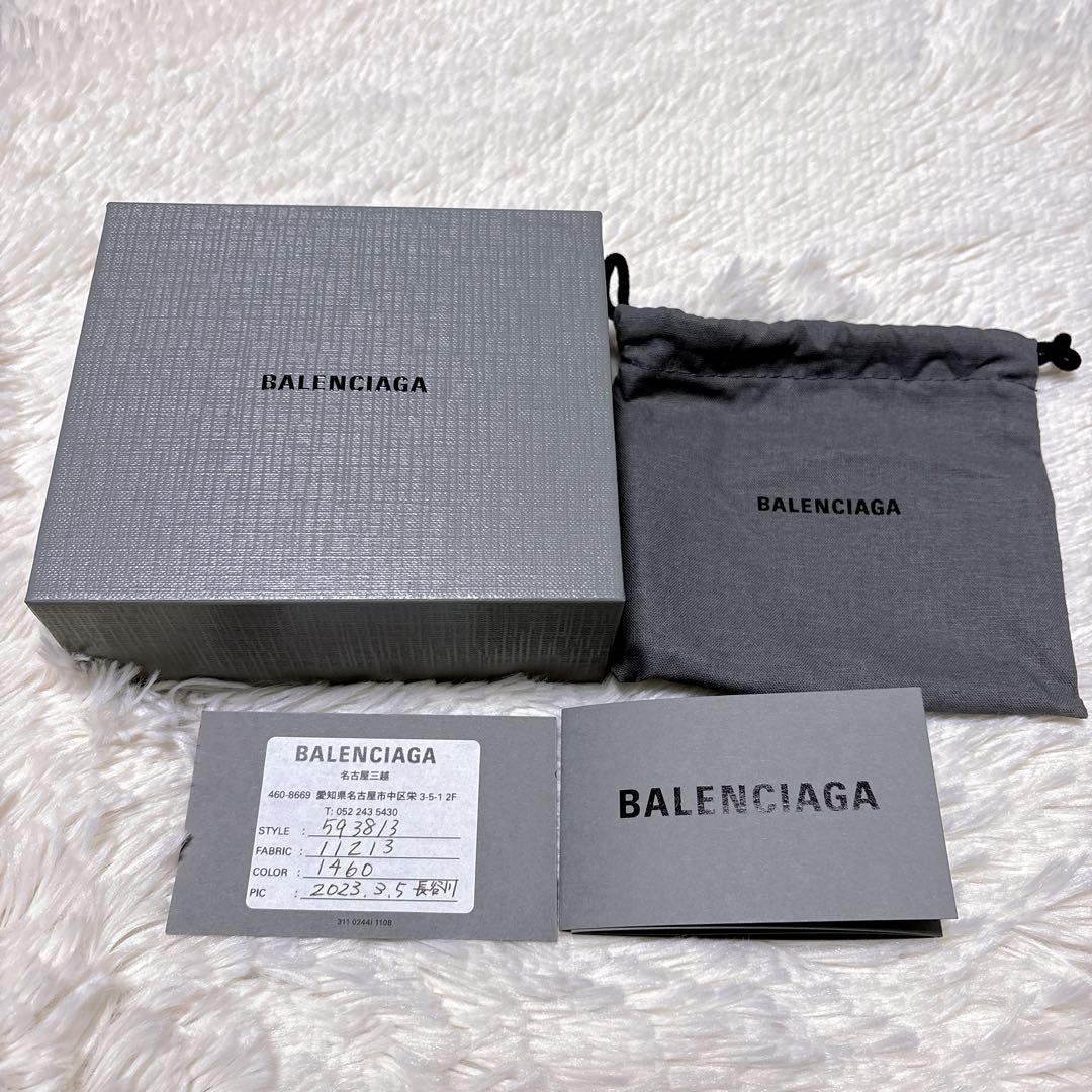 ✩付属品完備⭐︎BALENCIAGA バレンシアガ 三つ折り財布 グラフィティ 黒