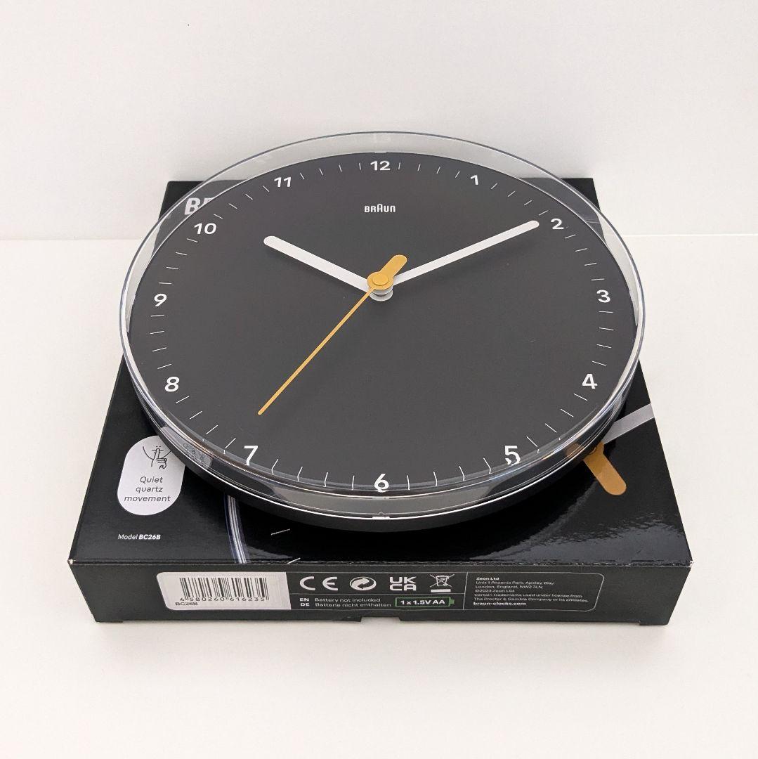 美品 BRAUN BC26B ブラウン ウォールクロック アナログ 掛け時計