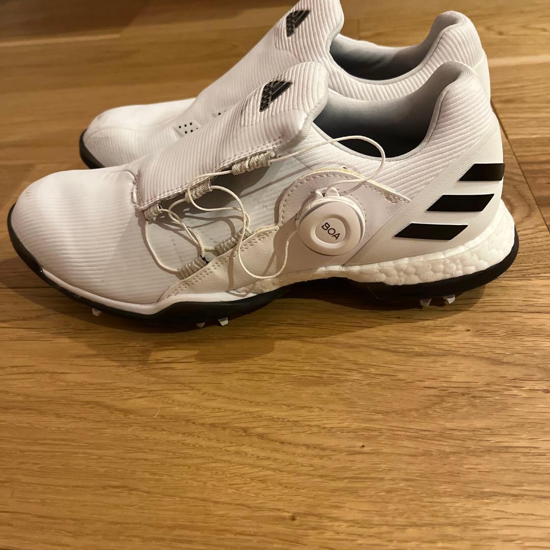 adidas アディダス　boost ブースト　24cm ゴルフシューズ 白