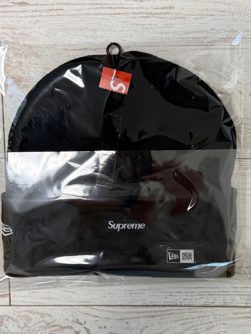 帽子 Supreme New Era Old English Beanie Black