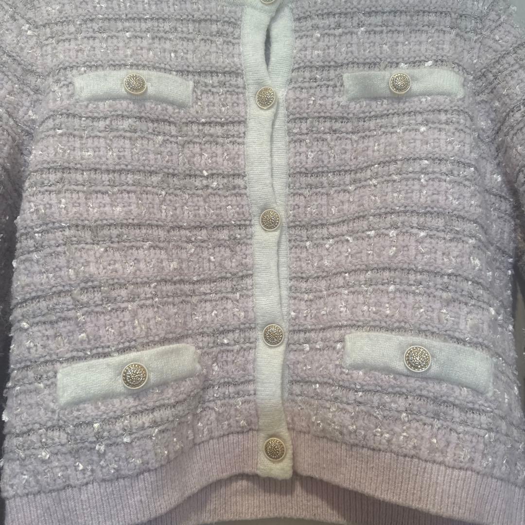 トップス Herlipto Bristol Tweed Knit Cardigan M