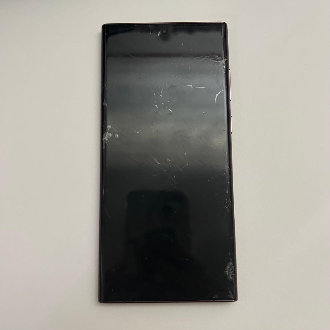 Galaxy S22 Ultra バーガンディ 256GB 本体 中古