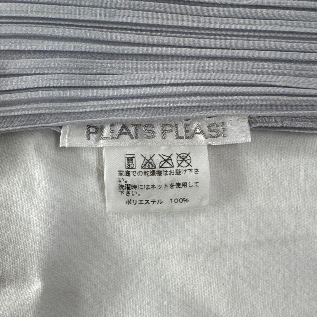 PLEATS PLEASE グレー プリーツTシャツ