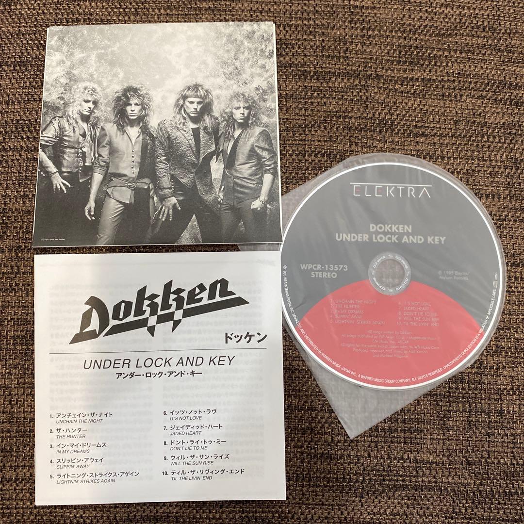 dokken / under lock and key 紙ジャケットSHM-CD