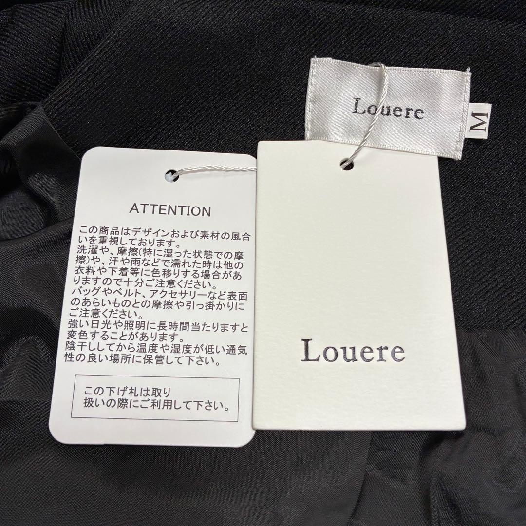Louere ルエレ　ゴールドボタン テーラードジャケット　ブラック　Ｍサイズ