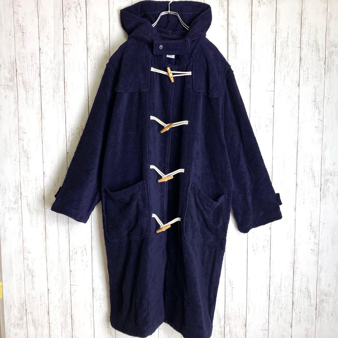 【希少】Polo Ralph Lauren パイル ダッフルコート 90's 紺