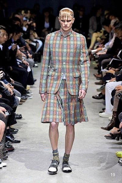 コムデギャルソンオムプリュス14SS チェック柄ジャケット