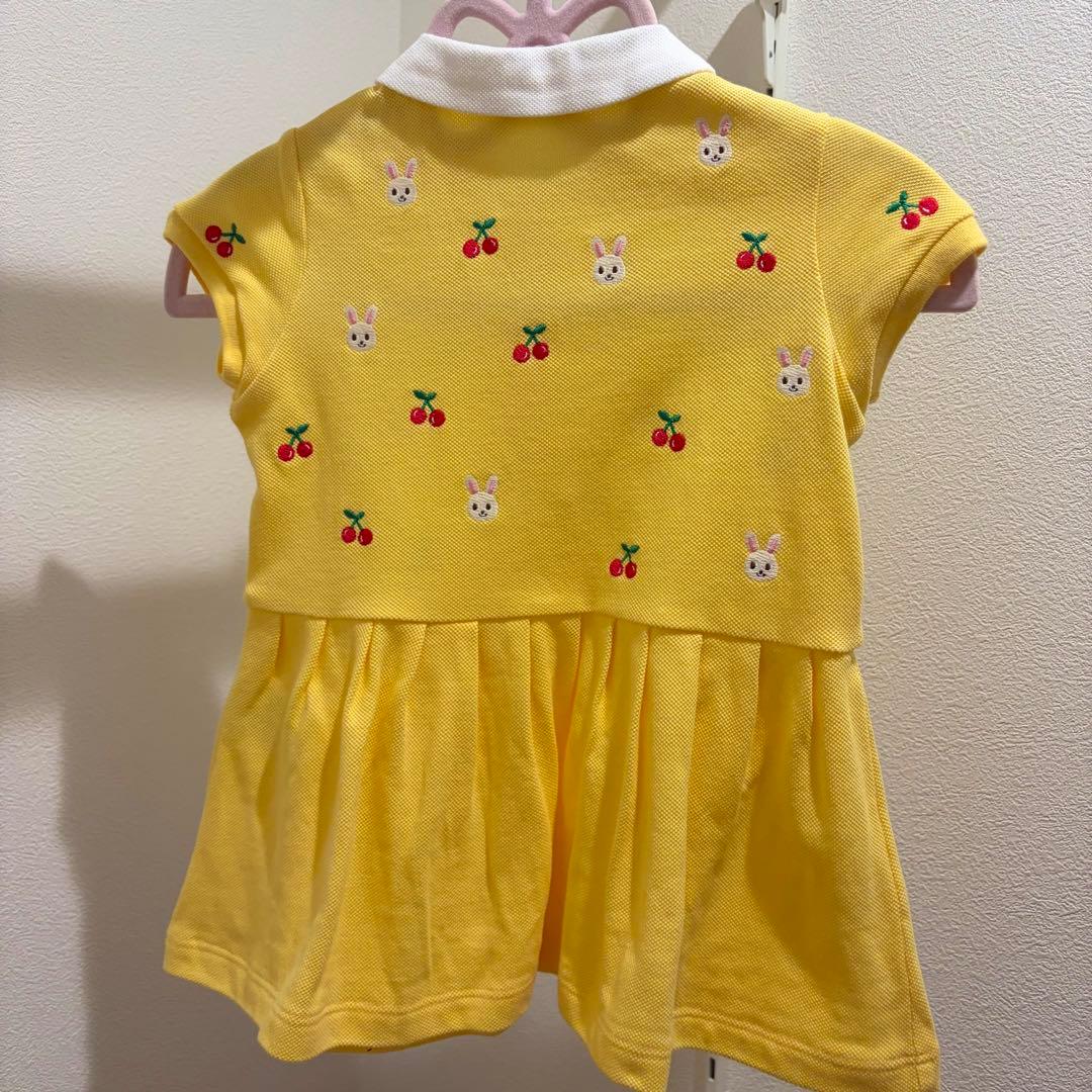 ミキハウス MIKIHOUSE ワンピース うさこ刺繍 サイズ80 女の子