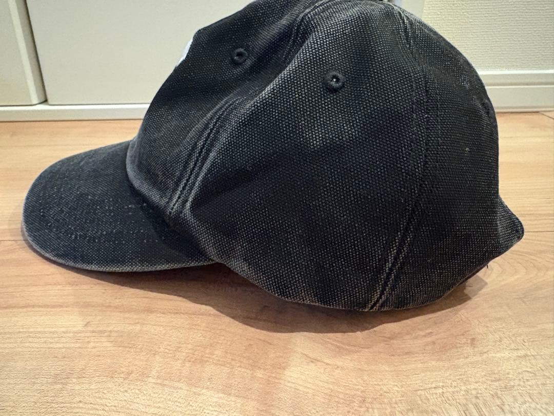 supreme S ロゴ　キャップ　ブラック