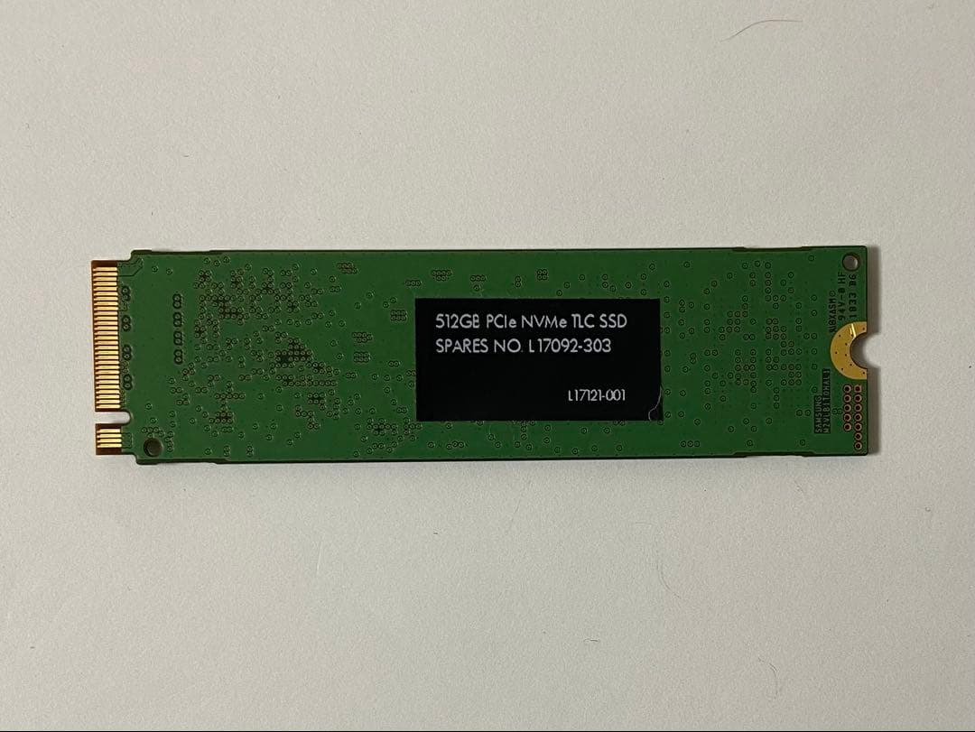 SAMSUNG M.2 NVMe 内蔵型SSD 512GB 4583時間動作品