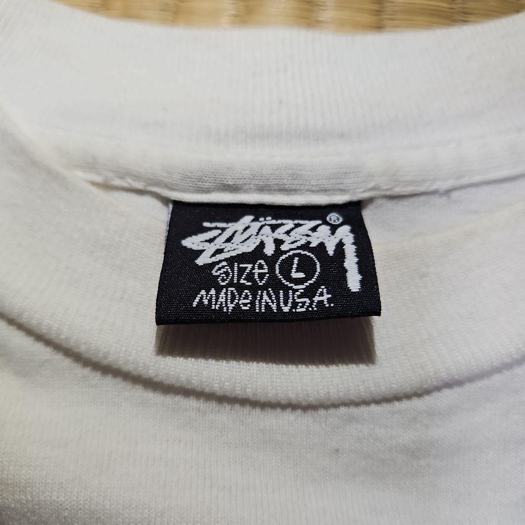 Stussy ホワイト Tシャツ Lサイズ