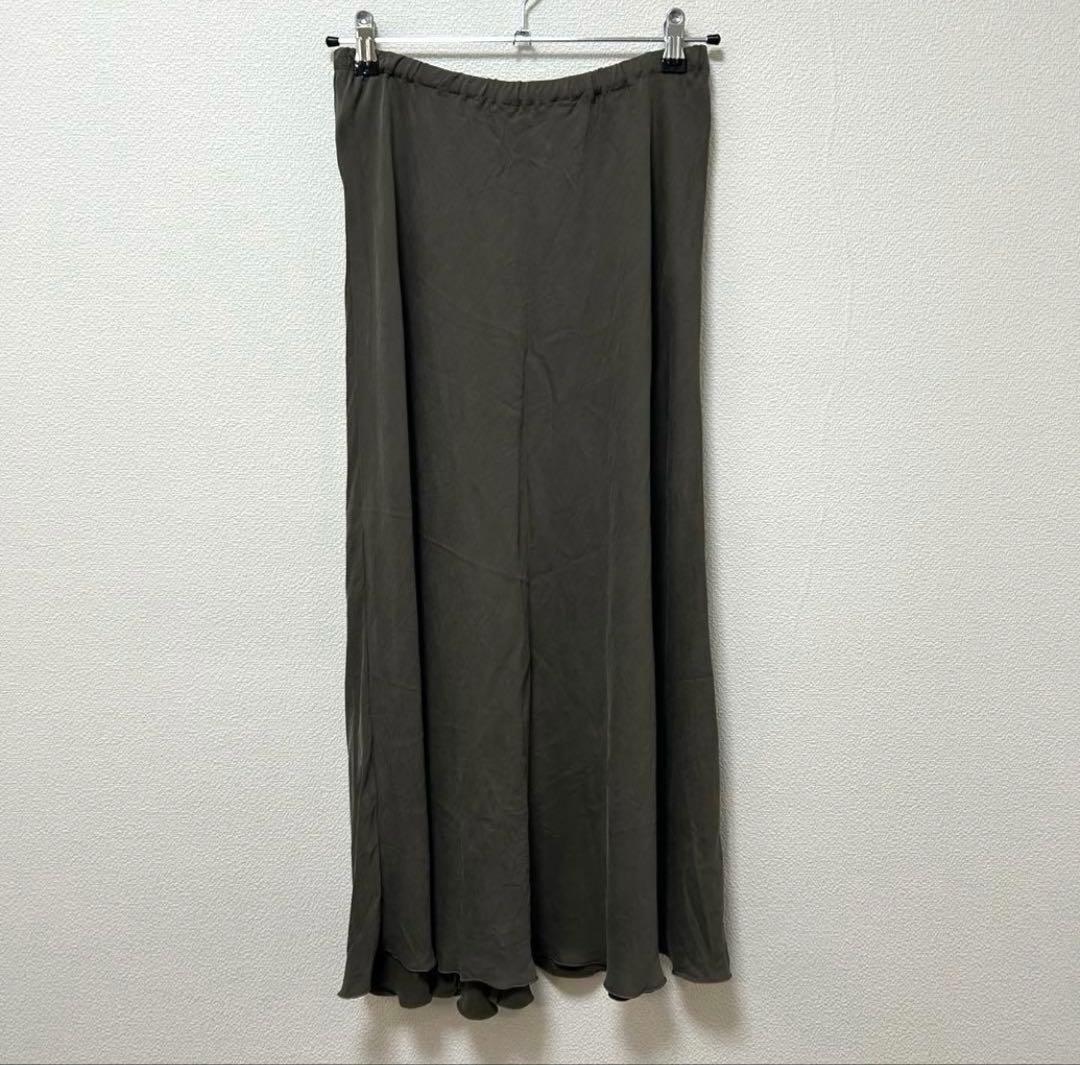 BEARDSLEY バックテールスカート　カーキ