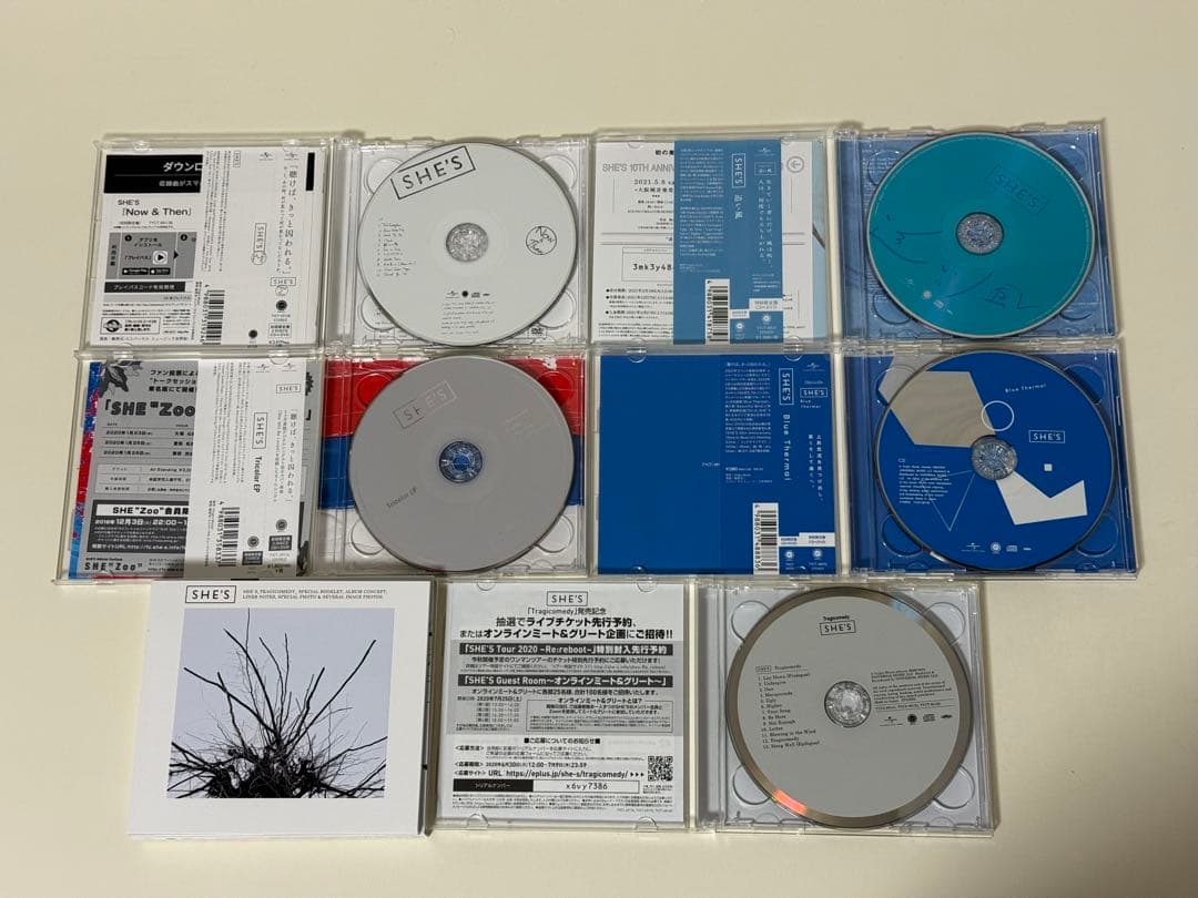 SHE'S CD サイン