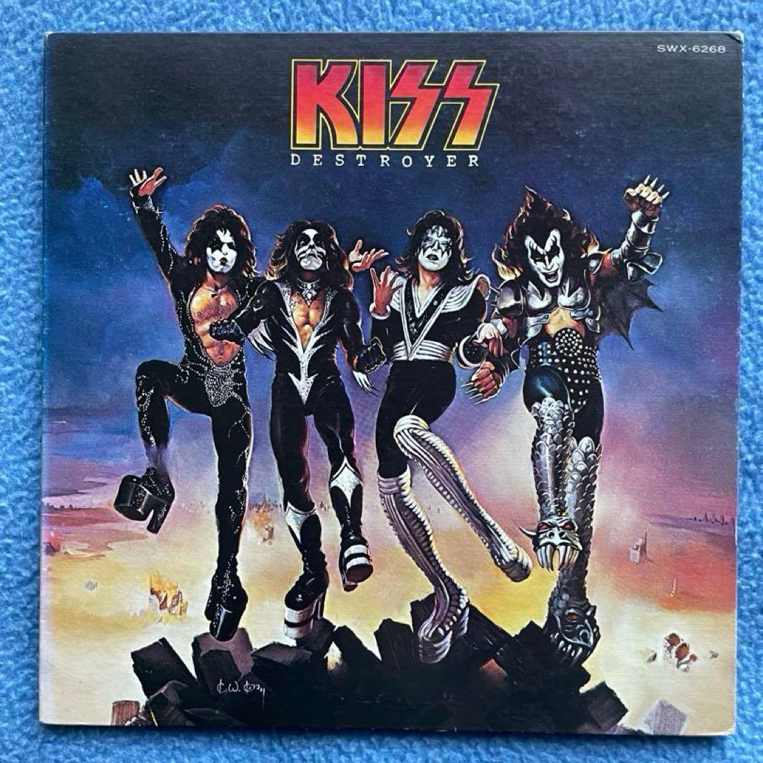 KISS レコード 4枚セット売り。 LOVE GUN 、DYNASTY、他