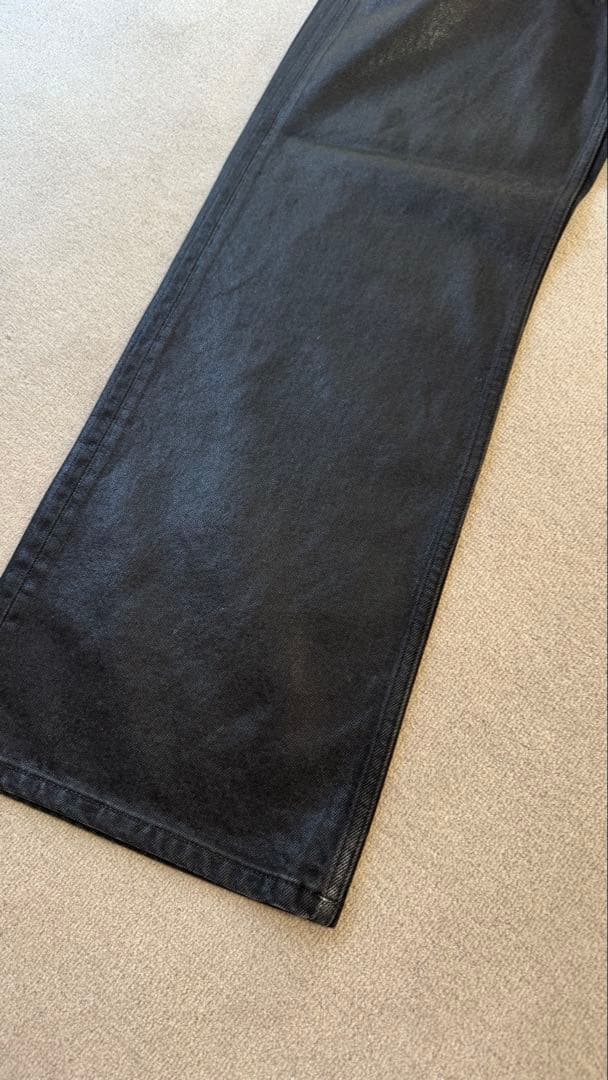 パンツ NO MAINTENANCE Baggy Denim(Wawed Black)