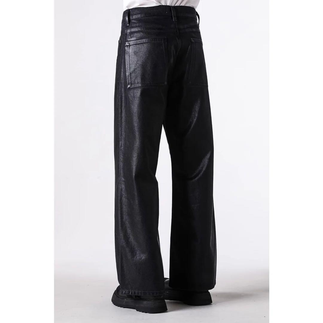 パンツ NO MAINTENANCE Baggy Denim(Wawed Black)