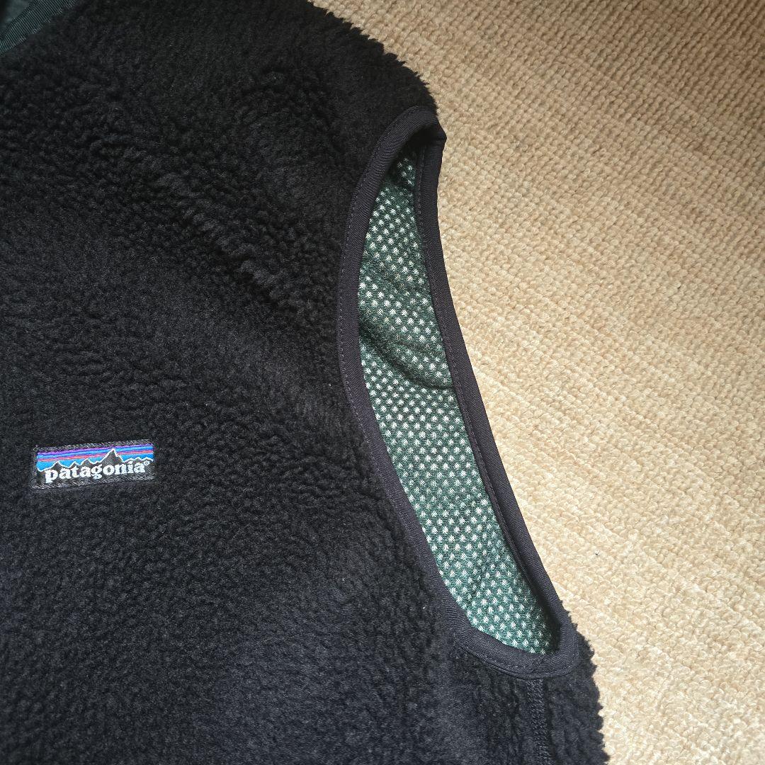 【USA製】90s パタゴニア PEF レトロ フリースベスト L