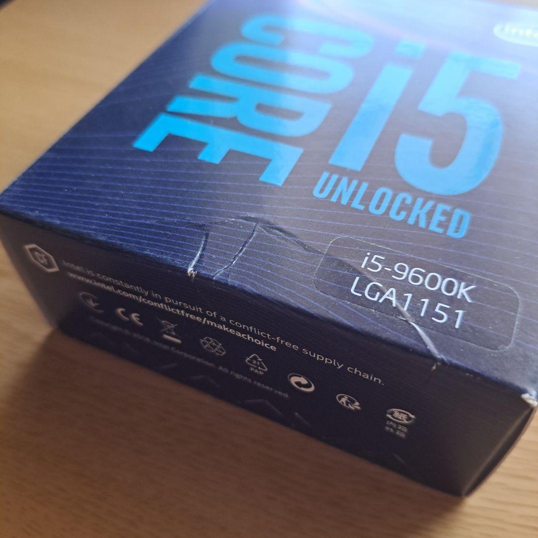 【中古品】Intel Core i5-9600K CPU LGA1151