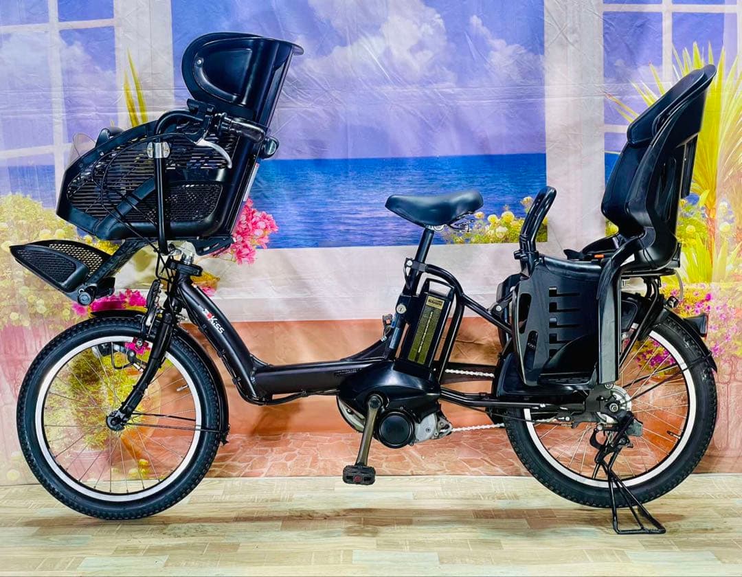 パスキス12AH！⭐️人気モデル！ヤマハ子供乗せ電動アシスト自転車Y3288
