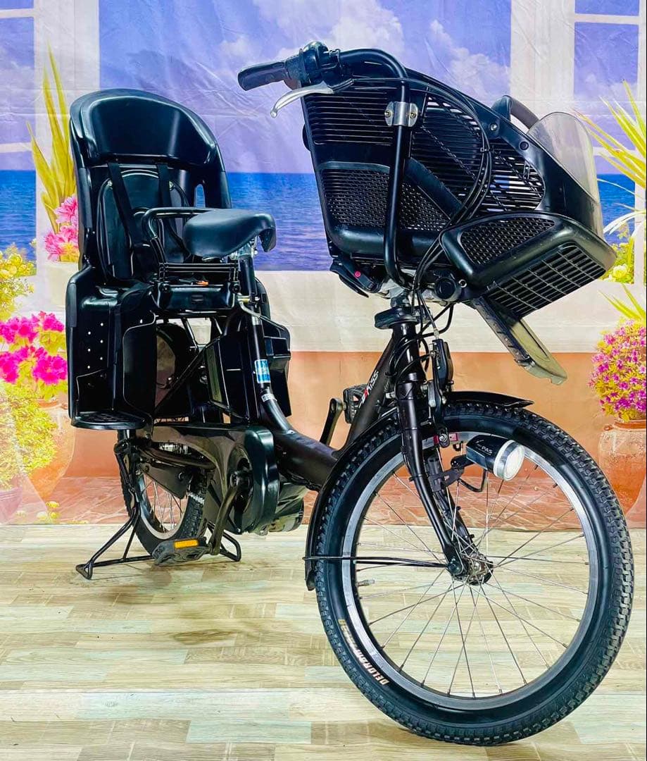 パスキス12AH！⭐️人気モデル！ヤマハ子供乗せ電動アシスト自転車Y3288