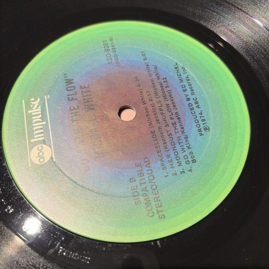 レコード michael white go with the flow LP
