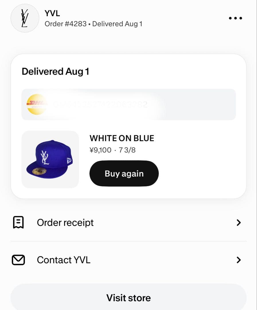 帽子 YVL Hat Playboi Carti 7 3/8