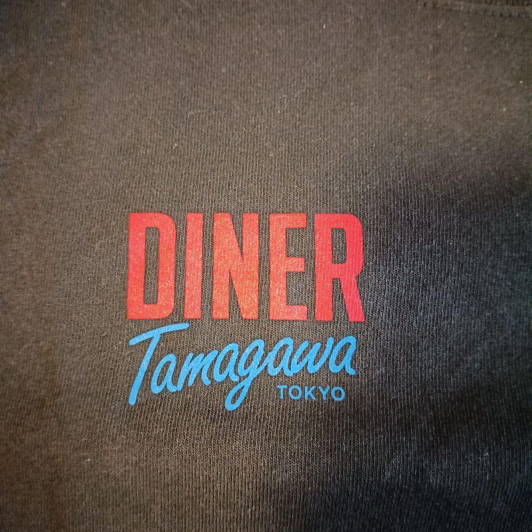 キムタク着　M&M×TAMAGAWA多摩川ダイナーTシャツ M