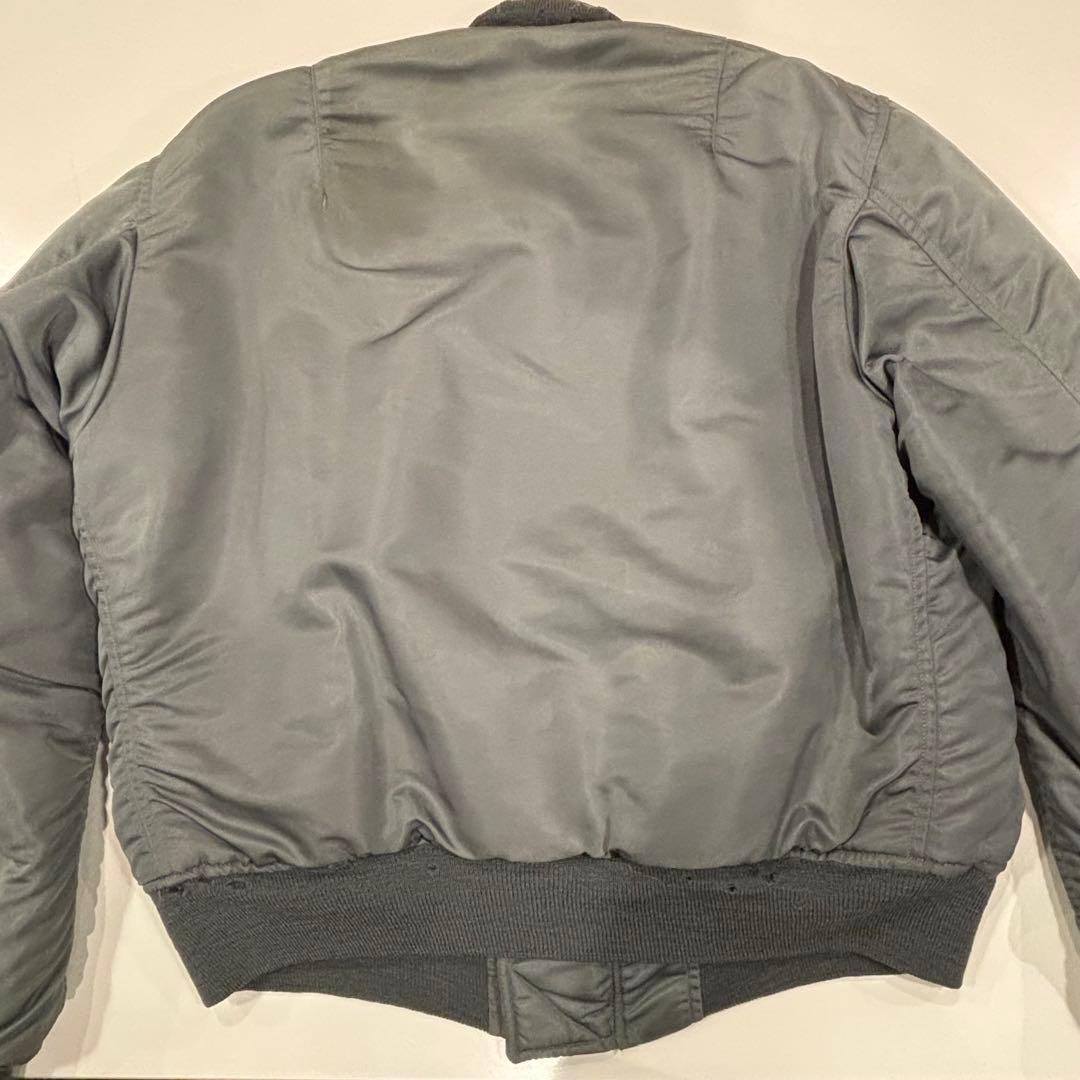 50s MA 1 黒タグ DOBBS INDUSTRIES アルファ　米軍　実物
