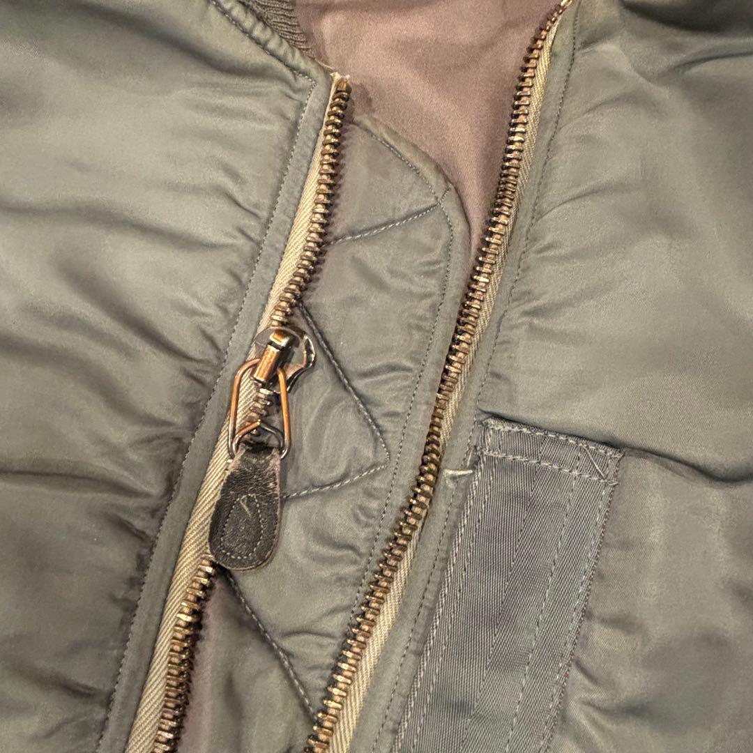 50s MA 1 黒タグ DOBBS INDUSTRIES アルファ　米軍　実物