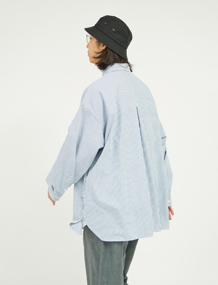 【テツ】FreshService DRYOXFORDBLUE STRIPE