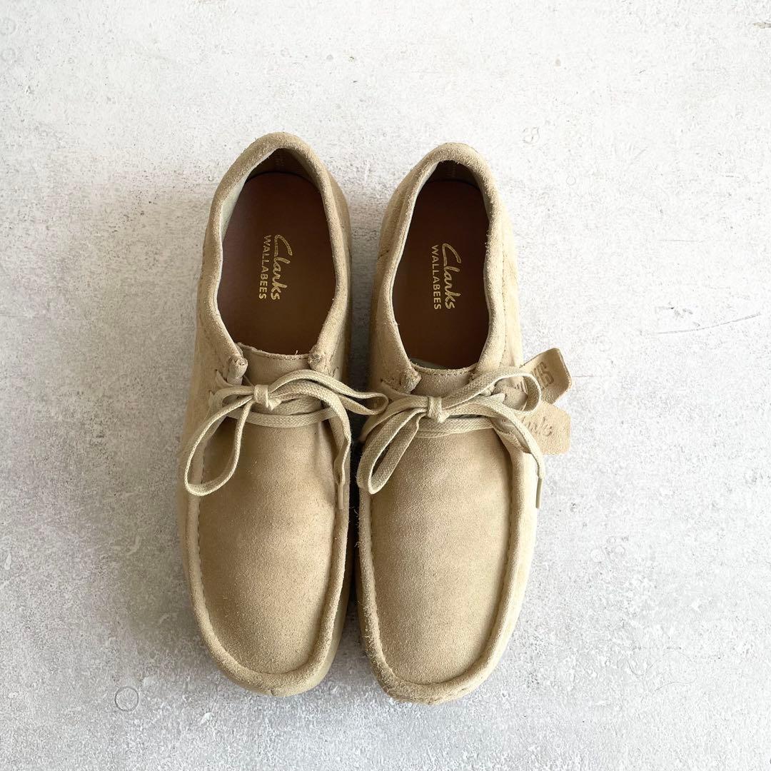 Clarks クラークス ワラビー スエード ベージュ UK10 28cm