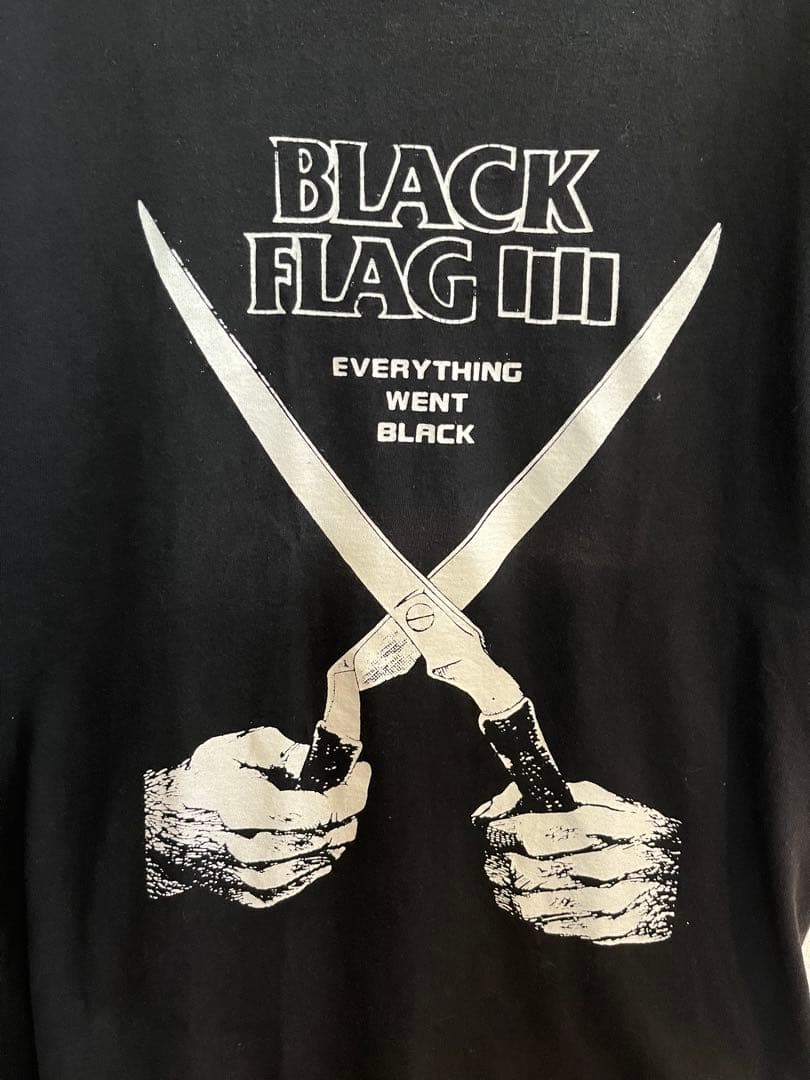 じ*ご様 BLACK FLAG ビンテージ　Tシャツ　 　レイモンド・ペティボン
