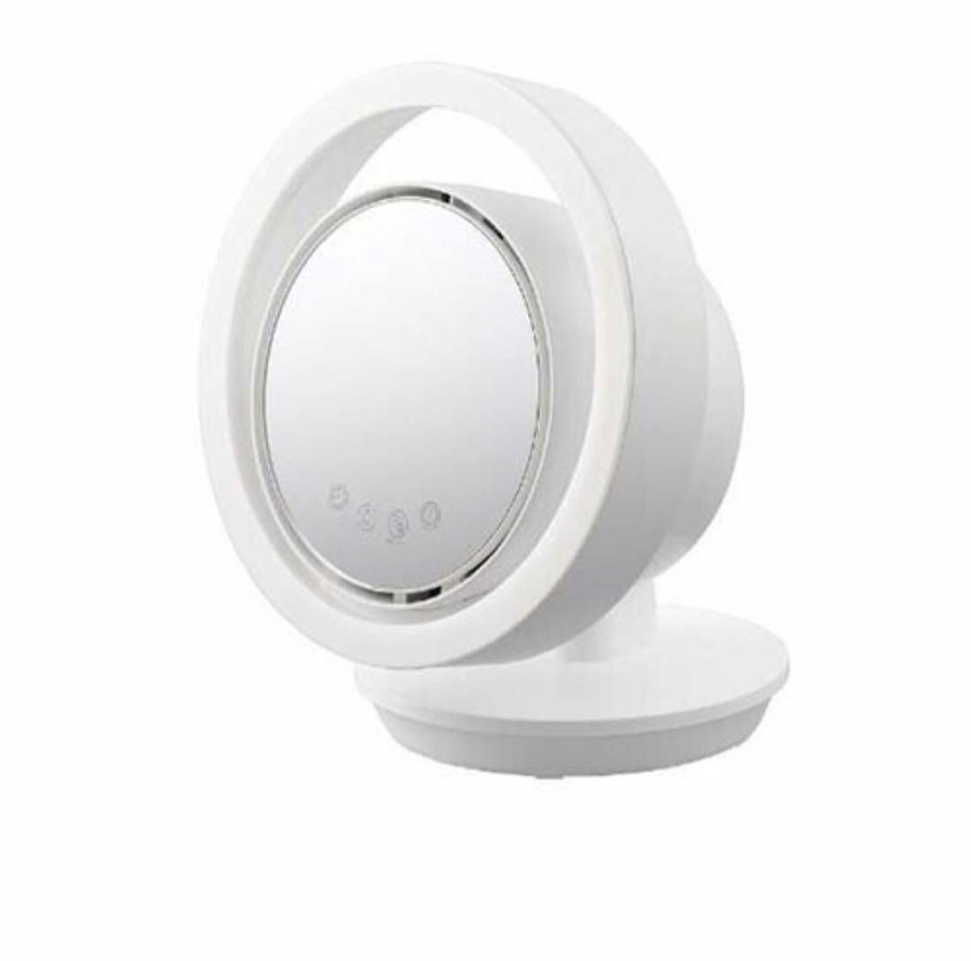 東芝 TOSHIBA LEDミラー付き DC 卓上扇風機 TF14DT26