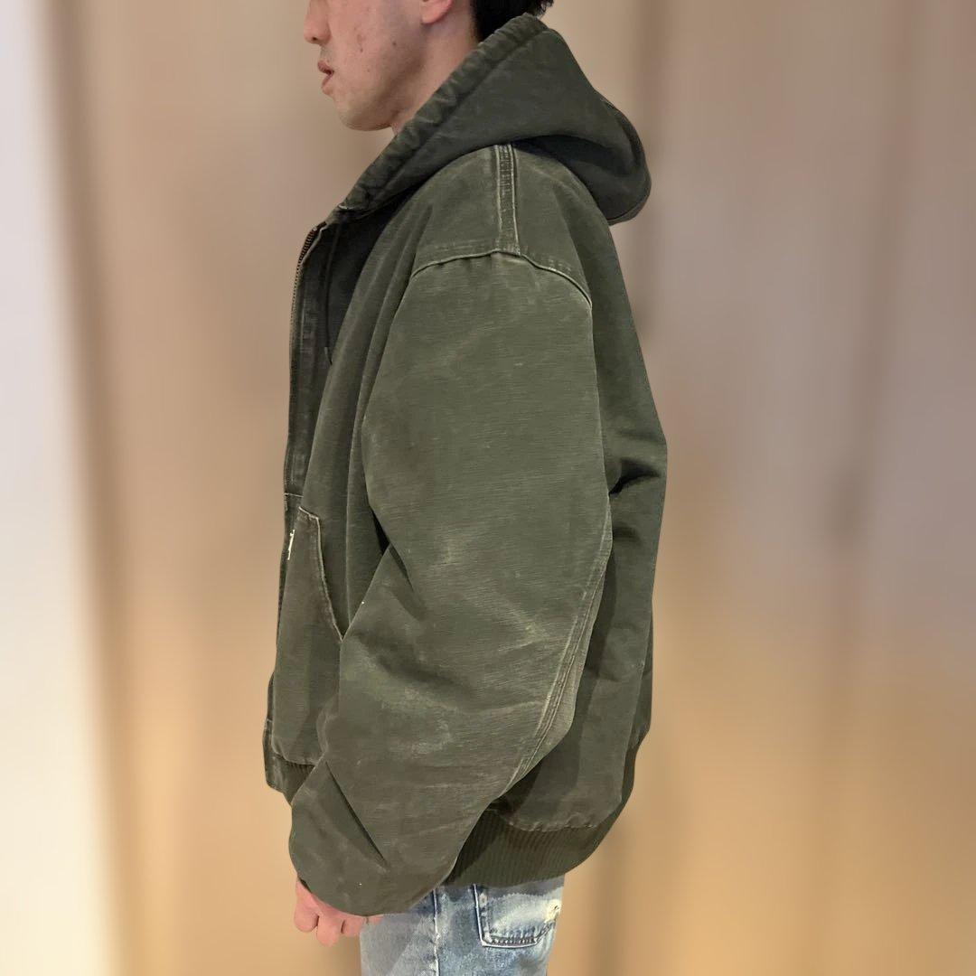 Carhartt カーハートアクティブジャケット　モスMOS 2XL 色落ち良好