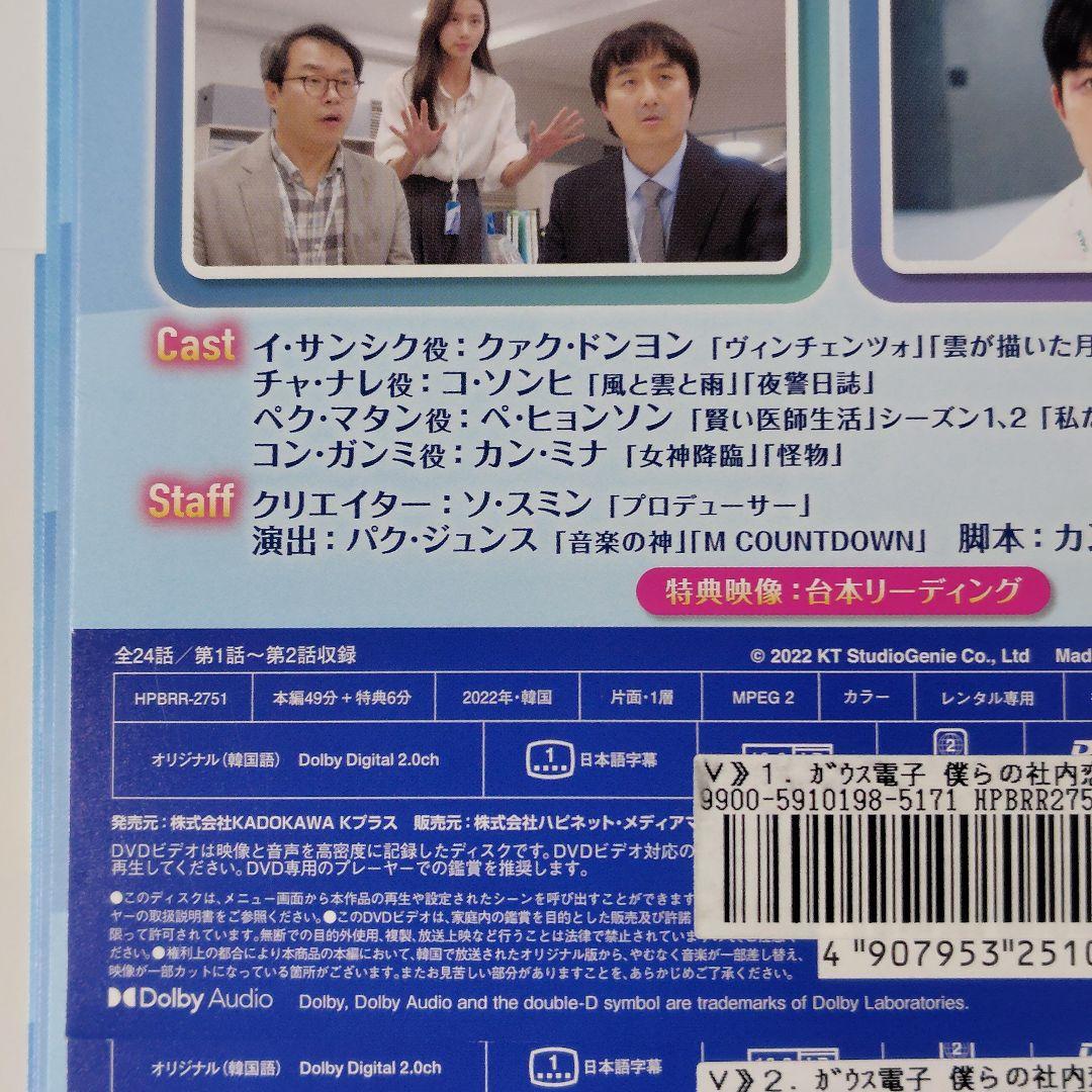 【韓国ドラマ】DVD『ガウス電子～僕らの社内恋愛マニュアル～』(全話)