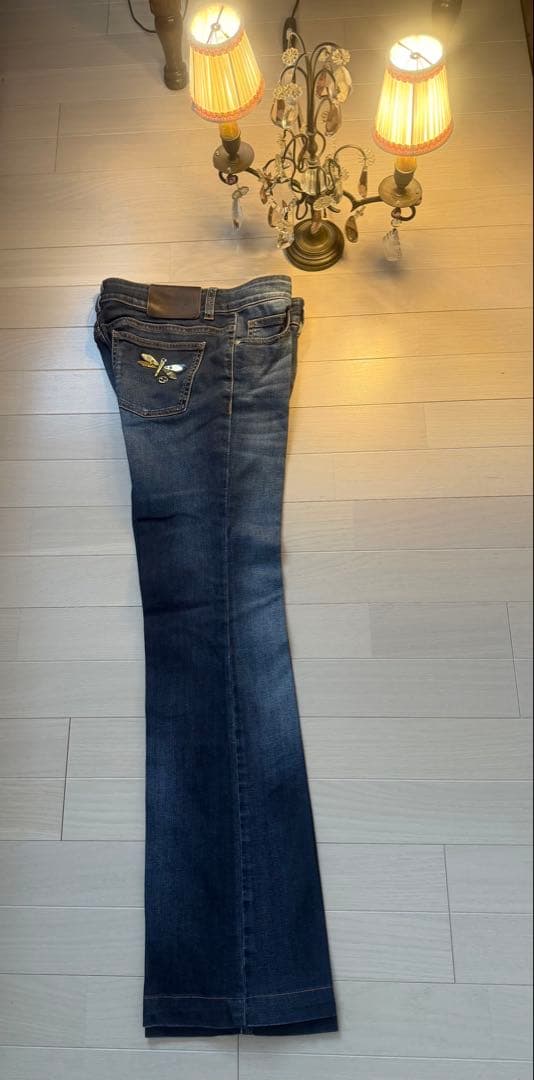 GUCCI デニム　ローライズフレアー38