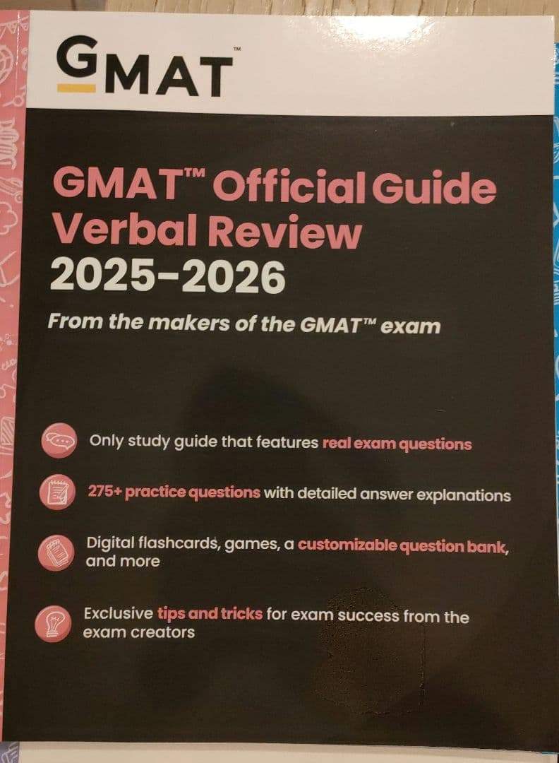 GMAT重要単熟語/GMAT Official Guide 2025-2026