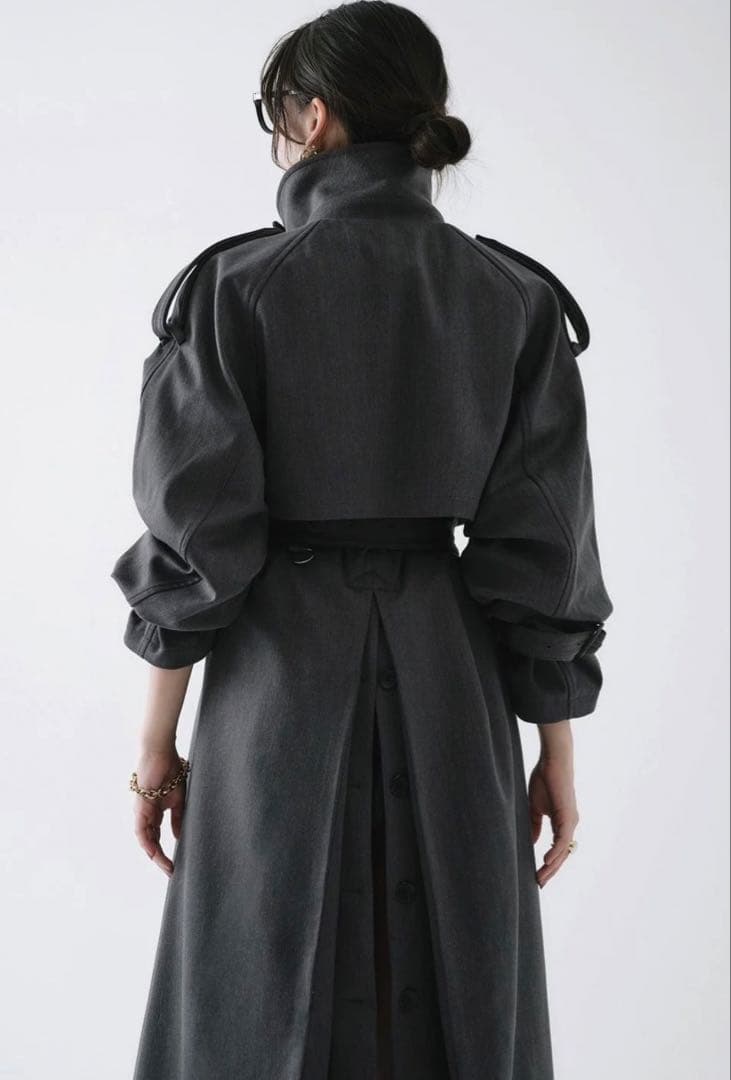 thetoe Avignon Trench coat トレンチコート　gray