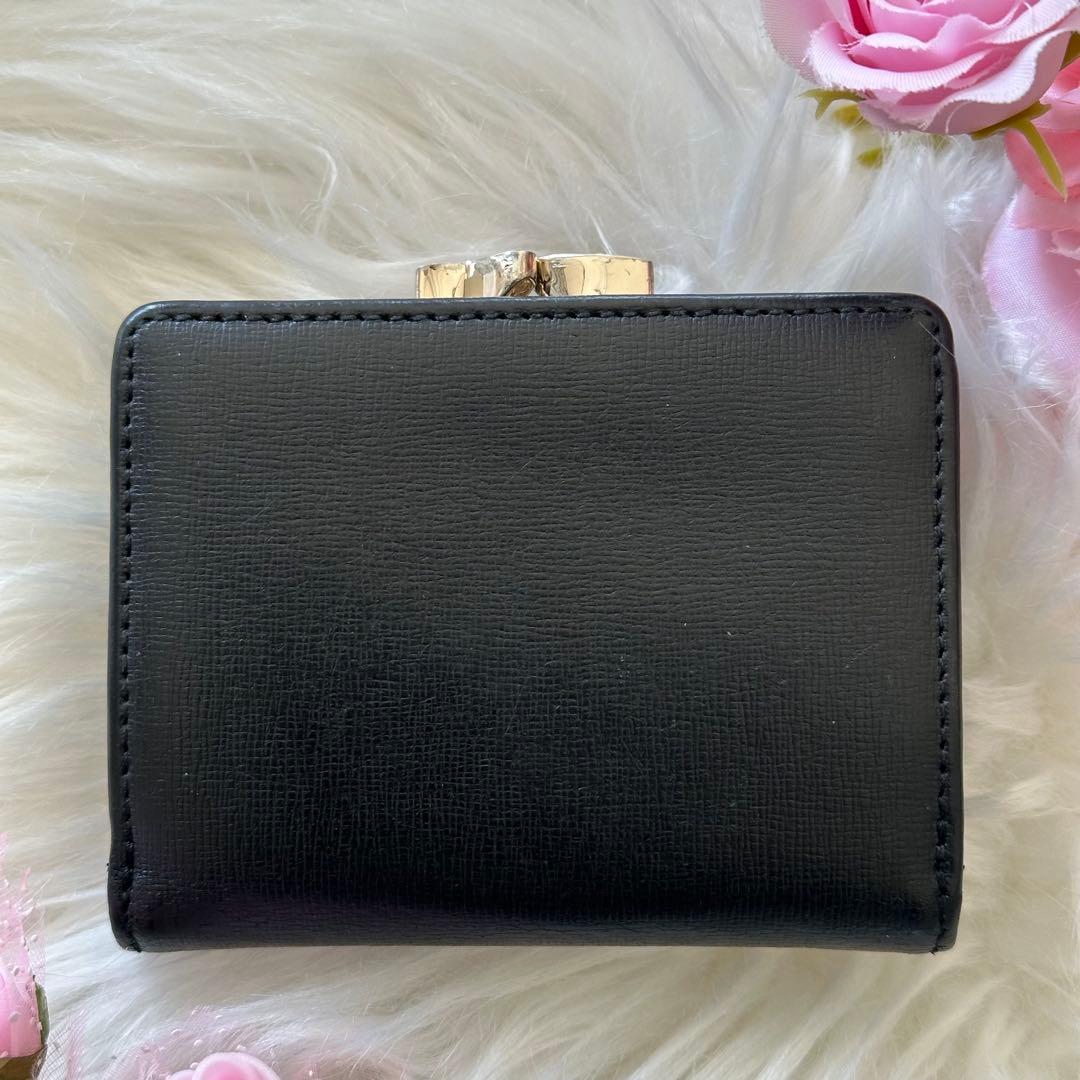 美品✨Vivienne Westwood 三つ折り財布 ブラック レザー