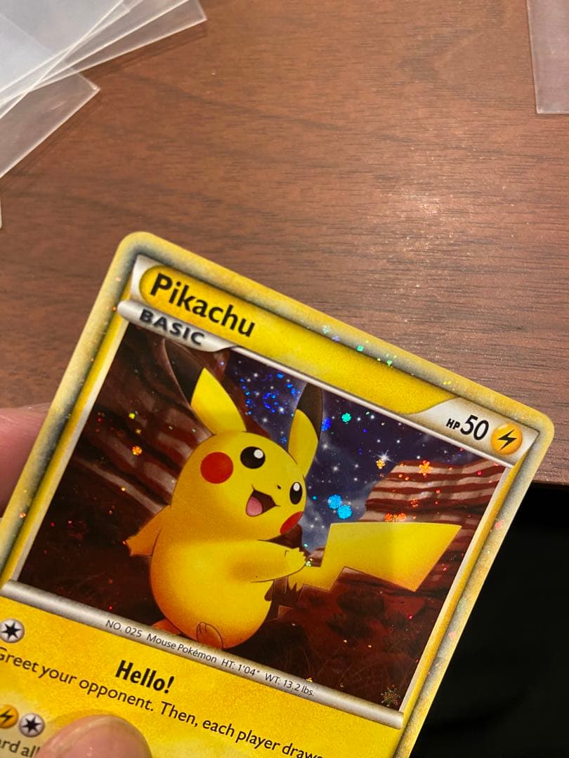 ピカチュウワールド青 ポケモンカードゲーム 9枚フルセット 3枚 渦巻き あり