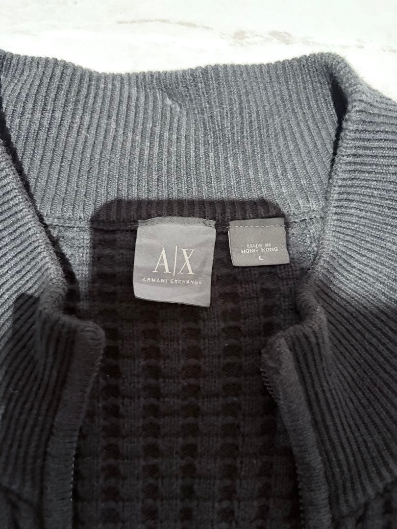 Armani Exchange ドライバーズニットY2K アルマーニ L