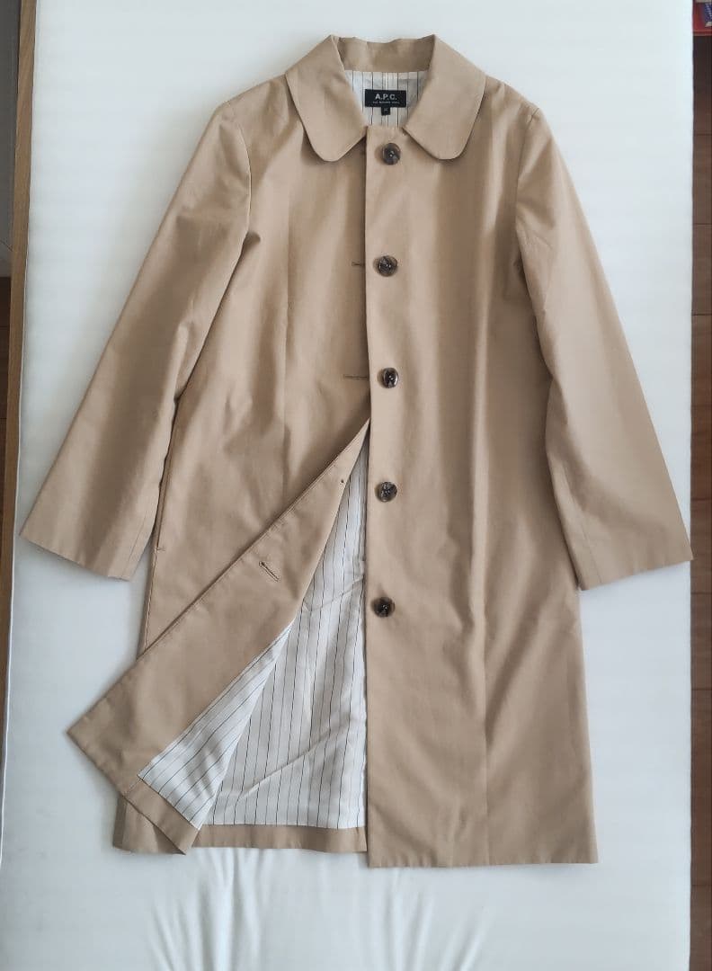 【美品♥️A.P.C. 】マックコート ステンカラーコート ベージュ 34