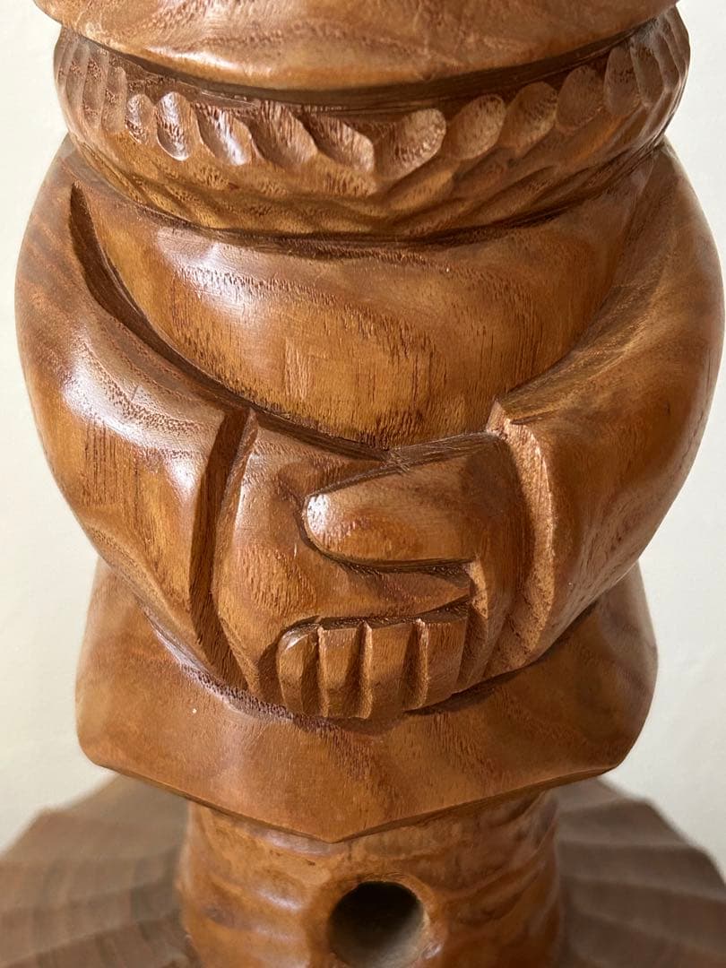 ◇ちー助様 ご先約◇ 美品・北海道彫刻コロポックル30cm